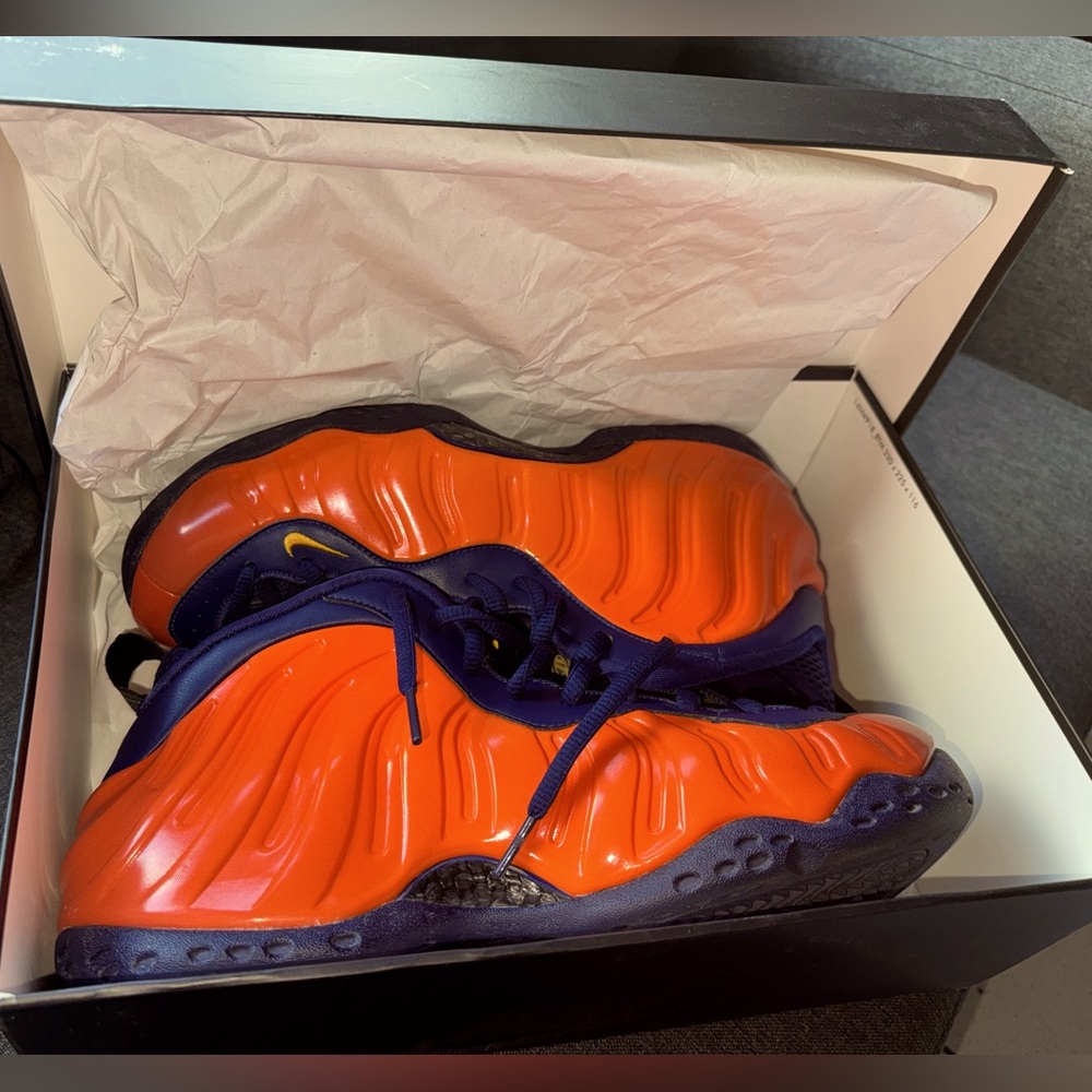 Nike Air Foamposite One ‘Knicks’ – Size 9.5 (Pre-Owned, Box Included)